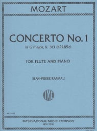 CONCERTO #1 IN G MAJOR K313 FLUTE SOLO cover